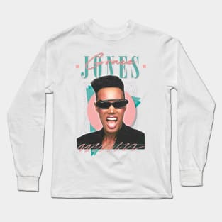 Grace Jones  //  80s Faded Style Aesthetic Design Long Sleeve T-Shirt